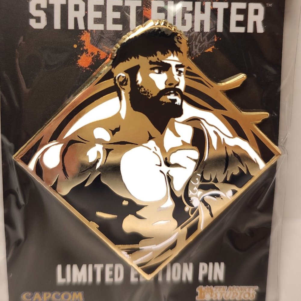 Ryu Hoshi Official Street Fighter Lapel Pin